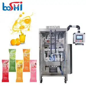 Automatic 4 lane 6 lane irregular shaped sachet liquid fruit extract special bag vffs packaging machine for concentrate