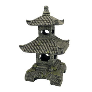 Groothandel Visaquarium Landschapsarchitectuur Ornamenten Hars Toren <span class=keywords><strong>Aquarium</strong></span> Decor - Product Image 2