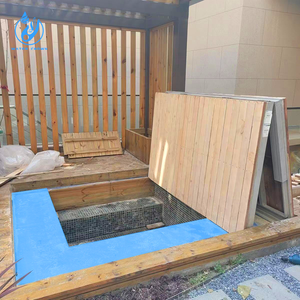 2025 Couverture de piscine pliante automatique personnalisée de haute qualité assez solide pour que les gens puissent discuter et manger pour les pompes de natation en plein air - Product Image 4