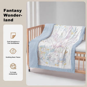 ผ้าห่มผ้าฟลีซนุ่มทนต่อการปรับอุณหภูมิไม่เปลี่ยนรูปแบบสำหรับเด็กชั้นในสำหรับงีบหลับทุกฤดูกาล - Product Image 5