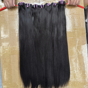 Extensions de cheveux humains vierges de qualité supérieure, lisses et raides, cuticules alignées, sans nœuds, sans perte de cheveux - Product Image 6