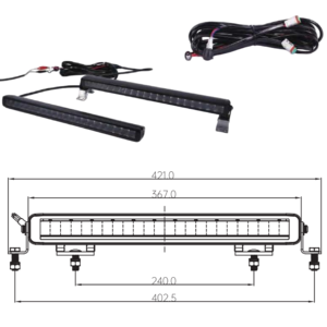 Barra <span class=keywords><strong>de</strong></span> <span class=keywords><strong>Luz</strong></span> LED Ultradelgada <span class=keywords><strong>de</strong></span> 14 Pulgadas y 60 W, Haz <span class=keywords><strong>de</strong></span> <span class=keywords><strong>Luz</strong></span> Combinado <span class=keywords><strong>de</strong></span> <span class=keywords><strong>Alta</strong></span> Potencia para Todoterreno 4x4, <span class=keywords><strong>Luz</strong></span> <span class=keywords><strong>de</strong></span> Trabajo Resistente para Camiones, Tractores y SUV - Product Image 2