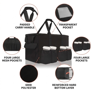 Personnalisé Pique-Nique Plage Résistant À L'eau <span class=keywords><strong>Isotherme</strong></span> Sac Fourre-Tout Pliable Sac à Lunch Thermique Professionnel Sac de Livraison de Nourriture - Product Image 6