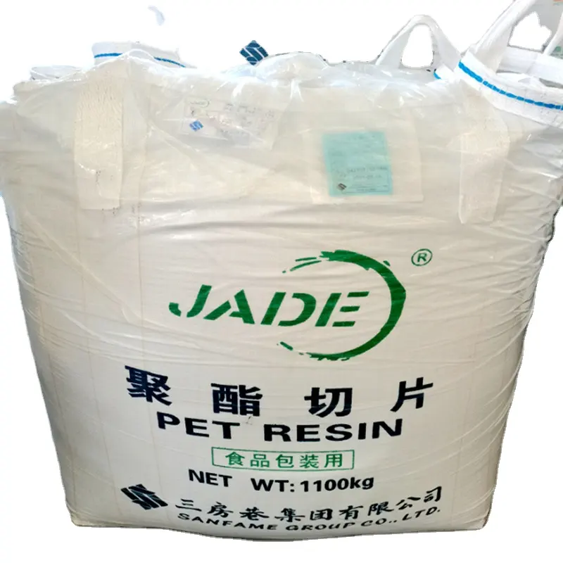 Fornitore della cina Pet resina 100% vergine giada PET marca CZ-302 bottiglia di poliestere Chips Pet Pet per acqua potabile