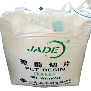 Fornecedor da China Resina para animais de estimação 100% Virgin Jade PET Marca CZ-302 Chips de poliéster para animais de estimação de qualidade de garrafa para água potável