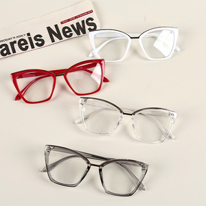 Korean Style Cat Eye Full Rim Anti Blue Light Glasses For Women Lightweight Solid <b>Frame</b> <b>Eyeglasses</b> <b>Frames</b> 2025 - Product Image 2