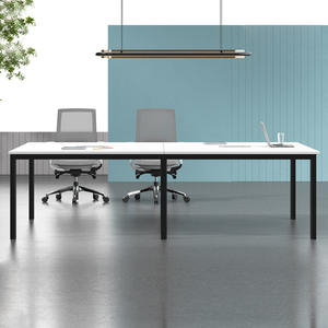 Mesa de Conferencia Rectangular Moderna para Oficina, Reuniones y Capacitación, Estable, de Alta Calidad, Venta Directa de Fábrica - Product Image 2