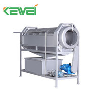 Efficiënte Gemechaniseerde Fruit-En Plantaardig Voedsel Multifunctionele Verwerking Trommelwasmachine