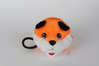 Distributeur de sacs pour déjections animales, en peluche, idéal pour le rangement des sacs à excréments de chiens et de chats
