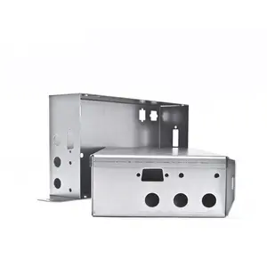 Custom Sheet Metal Fabrication Laser Cutting Bending Welding Services Steel Aluminum Junction Box Battery Box Metal Enclosure