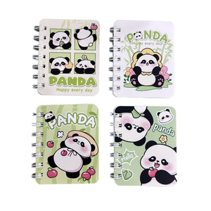 Giá trị thẩm mỹ cao A7 xoắn ốc máy tính xách tay dễ thương phim hoạt hình gấu trúc mini MEMO cuốn sách Quà Tặng 80 tờ học sinh tiểu học xách tay - Product Image 4