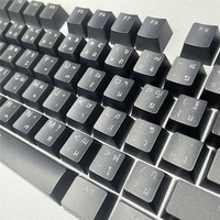 Personalized Translucent Thai Keycaps ABS Material OEM Profile Doubleshot Process Mechanical Keyboard Keycaps