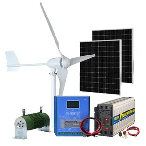 Generator sistem energi turbin angin dan angin, Kit lengkap sistem Grid ikat Off Grid 1KW 3KW 5kW 10KW