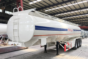 Liquide citerne huile essence carburant citerne Semi camion remorque 40000 45000 litres semi-remorque Q345 acier haute résistance 70 tonnes Max 0% - Product Image 2