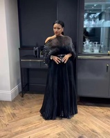Nouvelle Robe Longue Plissée d'Été Miyake Mode Grande Taille Femme Élégante Vestido Couleur Unie Manches Plissées