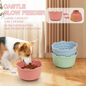 Groothandel Siliconen Hond Slow Feeder Likken Kom, Angst Verlichting Hond Likken Mat Traktatie Dispenser, Anti-Slip Langzaam Eten Hond Likken Kom - Product Image 6