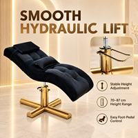 Table de massage hydraulique réglable pour esthéticienne, chaise de beauté inclinable pour salon de beauté, tatouage et spa