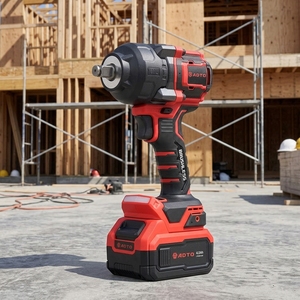 Llave de Impacto Inalámbrica Industrial de 20V con Torque de 1100Nm para Desatornillar <span class=keywords><strong>Tuercas</strong></span>, <span class=keywords><strong>Pistola</strong></span> de Impacto de 1/2 Pulgada con Torque Alto de 950Nm para Camiones Pesados - Product Image 4