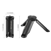 Mini pince de téléphone de bureau trépied support Smartphone mignon de table téléphone portable Webcam caméra support Clip support vidéo Photo Selfie