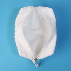 Sac de toilette en coton jacquard à <span class=keywords><strong>motif</strong></span> coquillage créatif pour femmes, sac de maquillage en <span class=keywords><strong>tissu</strong></span> éponge pour les voyages - Product Image 6