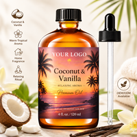 Minyak Kelapa & Vanila Organik untuk Perawatan Kulit yang Menutrisi dan Melembapkan, Pembuatan Lilin, Parfum DIY, Aroma Diffuser, Aromaterapi