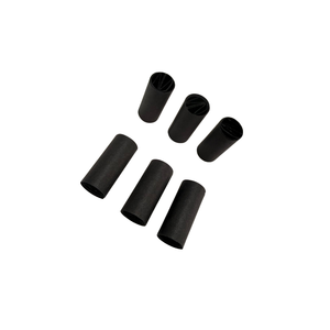 Tubes en papier brun avec franges en pompon pour projets d'artisanat - Product Image 2