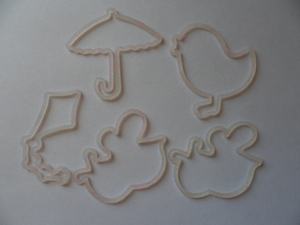 Banda de Silicona Duradera/Banda Elástica con Forma Moderna/Brazalete de Silicona de Diseño para Niños - Product Image 3