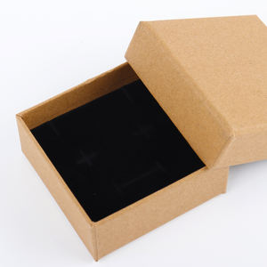 2-teilige benutzer definierte Deckel-und Basis <span class=keywords><strong>box</strong></span> aus starrem Karton Kraft papier Uhr und Armband <span class=keywords><strong>box</strong></span> Verpackungs boxen - Product Image 1