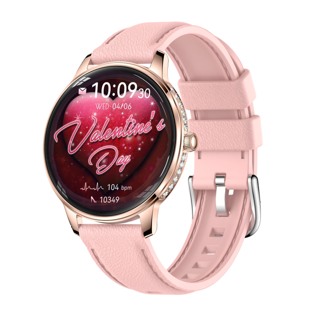 Round Circle Blth Calling Smart Watch Local Music IP68 Rohs Touch Outdoor Smart Watches for Men Women