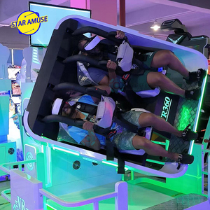 Double <span class=keywords><strong>chaise</strong></span> de jeu 9D VR Simulateur de vol 360 Rotation Parc d'attractions Réalité virtuelle Vol en montagnes russes Intérieur Virtuel - Product Image 6