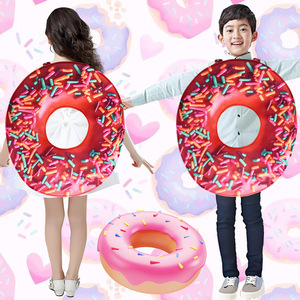 Disfraz de esponja con forma de donut para niños, accesorios para fiestas, carnavales y juegos de rol - Product Image 1