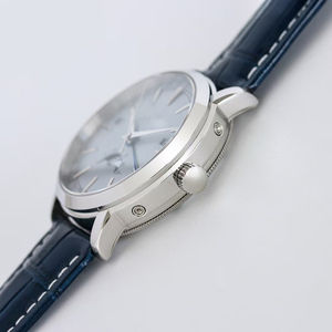Premium Luxury Blue Dial Timepiece Men Retrograde Date Moon Phase Function <b>Silver</b> Steel Case 2026 New Gents Watch - Product Image 2
