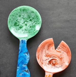 Top Sale 2026 Resin Salad Serving Utensils Stylish and Lightweight Salad Spoons and Forks for Modern Kitchen and Dining Decor - Product Image 2