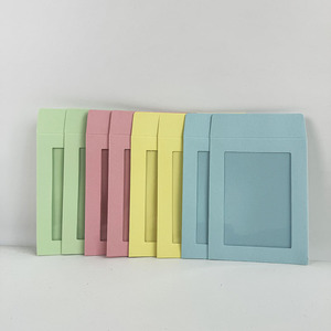 Tùy chỉnh phong bì 4x6 inch Nâu A4 tùy chỉnh Kraft phong bì giấy mời bưu thiếp Tiền Phong bì với cửa sổ rõ ràng - Product Image 2