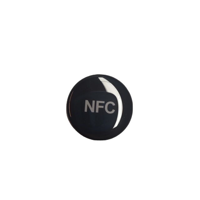 30mm Round Customized NFC Epoxytag Sticker Ntag215 Chip