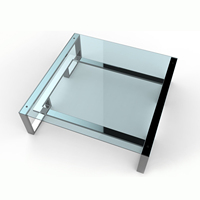Table basse de qualité durable Accent Table centrale de décoration de maison avec dessus en verre pour meubles de salon d'hôtel en vente