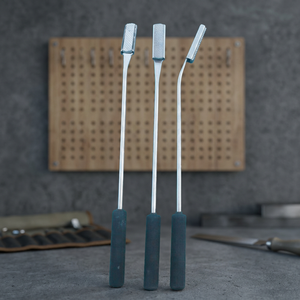 1 pièce Râpe dentaire équine droite pour le nettoyage des dents de cheval, instrument chirurgical écologique réutilisable en acier inoxydable 304 CE - Product Image 4
