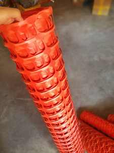 교통 경고 장벽 메쉬에 대한 처녀 재료 hdpe 플라스틱 오렌지 안전 울타리 - Product Image 3
