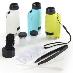 어린이 휴대용 60-120X 줌 LED 조명 포켓 현미경 어린이 8-12 - Product Image 4