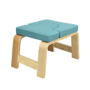 Wholesale Wooden Headstand Invert Stool Yoga Inversion Chair
