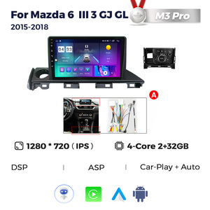 MEKEDE-Ventilador de refrigeración para coche, dispositivo con pantalla táctil, navegación GPS, 4G LTE, wifi, para <span class=keywords><strong>Mazda</strong></span> <span class=keywords><strong>6</strong></span> III 3 GJ <span class=keywords><strong>GL</strong></span> 2015 - <span class=keywords><strong>2018</strong></span> BT - Product Image 2