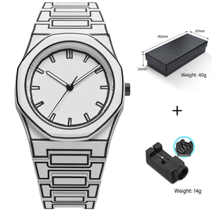 Montre à quartz unisexe en résine ABS, cadran minimaliste léger, montre-bracelet décontractée pour l'extérieur - Product Image 4