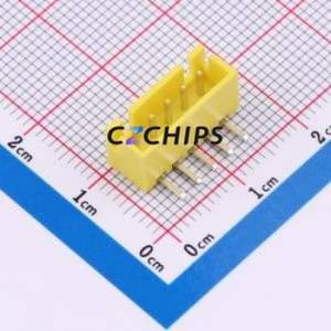 ZX-XH2.54-5PWZ-Y Wire-to-Board Pin Header Bent Lead Through Hole,P=2.5mm Connector 1x5P 2.5mm Right Angle Insert XH - Product Image 1