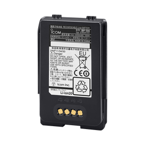 ICOM BP-300 2350mAh แบตเตอรี่ลิเธียมไอออนแบบชาร์จไฟได้กันน้ำ li-ion BP300 แบตเตอรี่สำหรับวิทยุดาวเทียม IC-SAT100 - Product Image 1