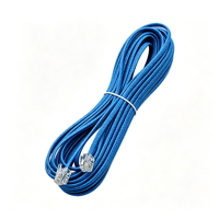 Cable Ethernet UTP RJ45 CAT6A Premium con Doble Blindaje de Aluminio y Cobre Libre de Oxígeno para Racks de Centros de Datos de Alta Velocidad de 10 Gbps