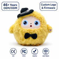 Robot en peluche éducatif IA, jouet interactif avec application, yeux dynamiques parlants, poupée d'apprentissage STEM pour enfants, cadeau OEM