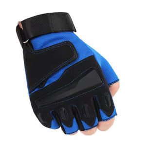 Vente en gros Gants de gymnastique demi-doigts pour hommes Gants de <span class=keywords><strong>fitness</strong></span> respirants ventilés pour le cyclisme Gants d'entraînement sportif Gants de vélo de course - Product Image 5