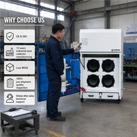 Nouveau système d'extraction de fumées et de poussières pour machines de découpe laser CNC et plasma, faible bruit, haute efficacité