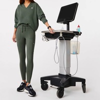 Pantalon de travail à taille haute personnalisé avec logo, uniforme d'hôpital, leggings de travail pour femmes, uniformes cliniques pour médecins et infirmières