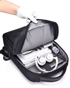 Mochila para Portátil de Gran Capacidad para Hombre, Impermeable, con Múltiples Bolsillos, para Estudiantes, con Logotipo Personalizado, desde Diez Unidades - Product Image 5